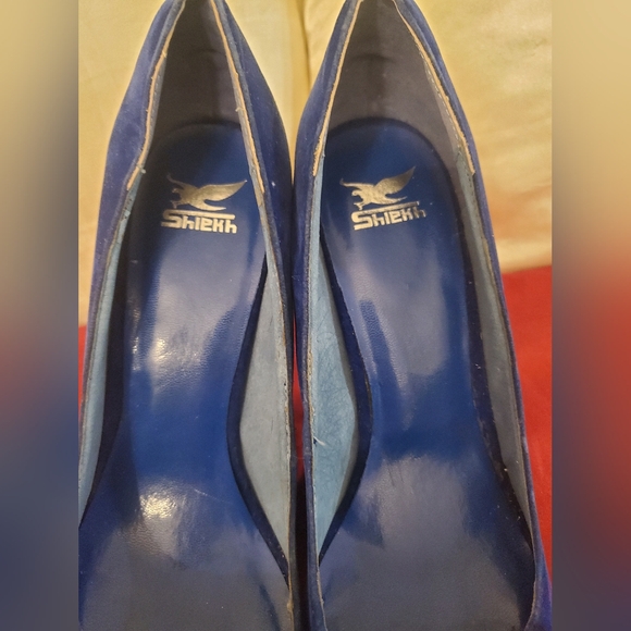 Shiekh Blue Pump Stiletto Heel 9 M - Picture 4 of 8